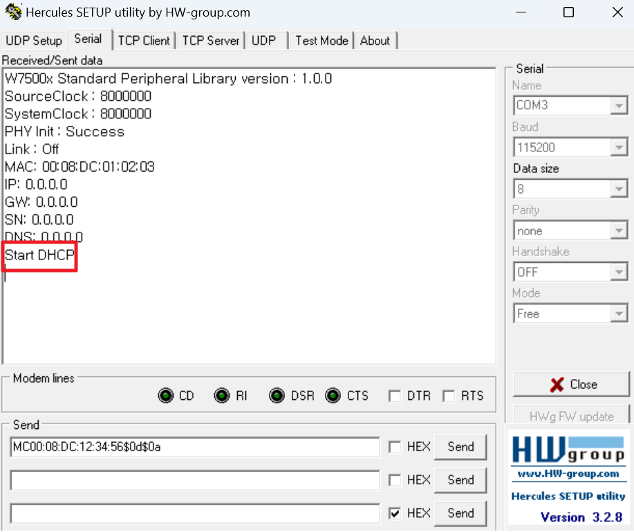Web Server Mode