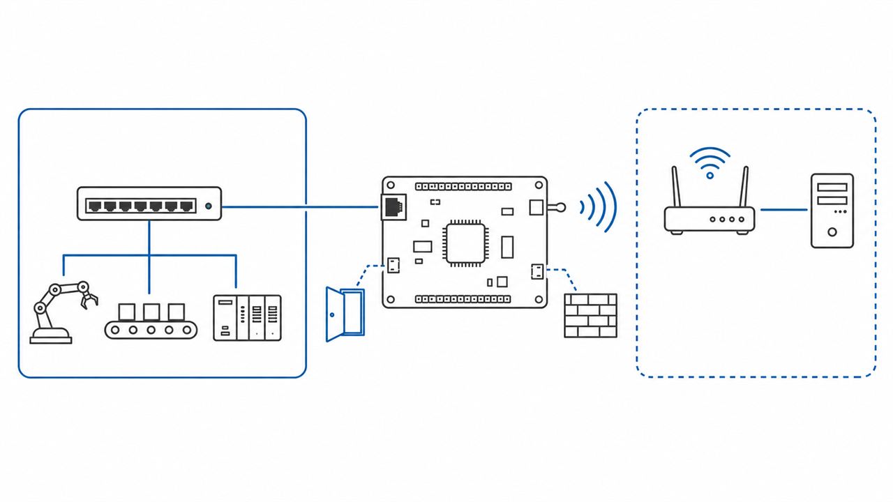7. Two networks — without opening the closed one