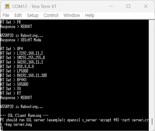 Step 5.1: UART mode