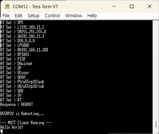 Step 5.1: UART mode