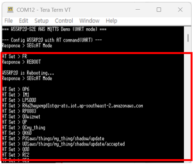 Step 5.1: UART mode