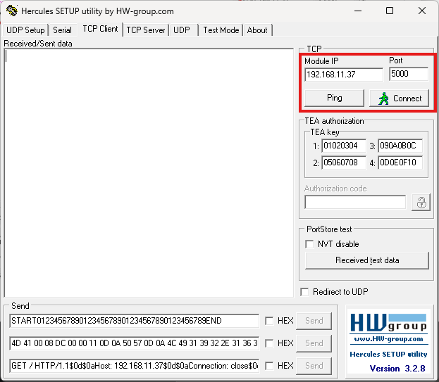 Step 5.2: Run TCP Server Loopback