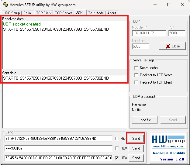 Step 5.3: Run UDP Loopback