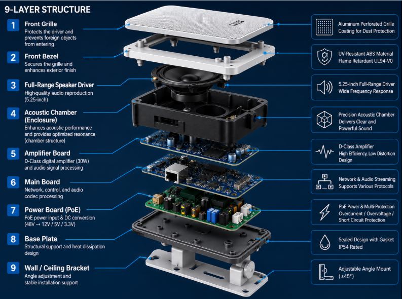 Building a PoE Network Speaker with the W55RP20, Hardware Specifications