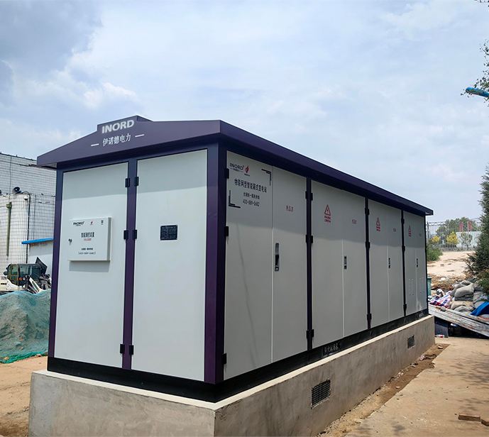 Official Inode Power photo of a company-reported 2,000 kVA IoT smart box substation installation