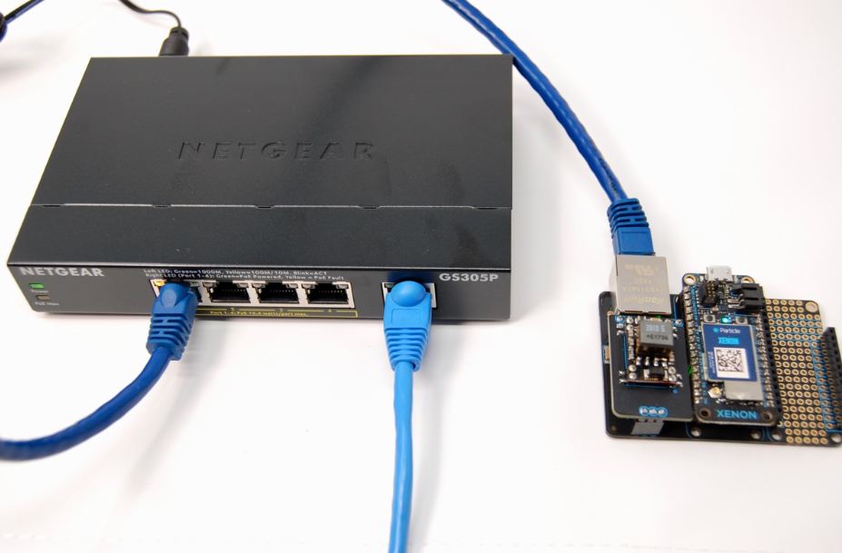 Particle Ethernet FeatherWing PoE, Solution