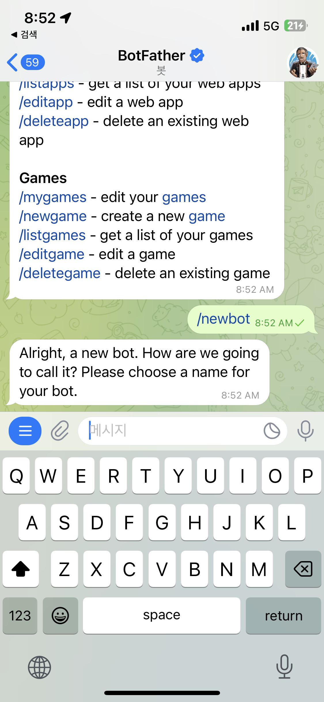Telegram notification system