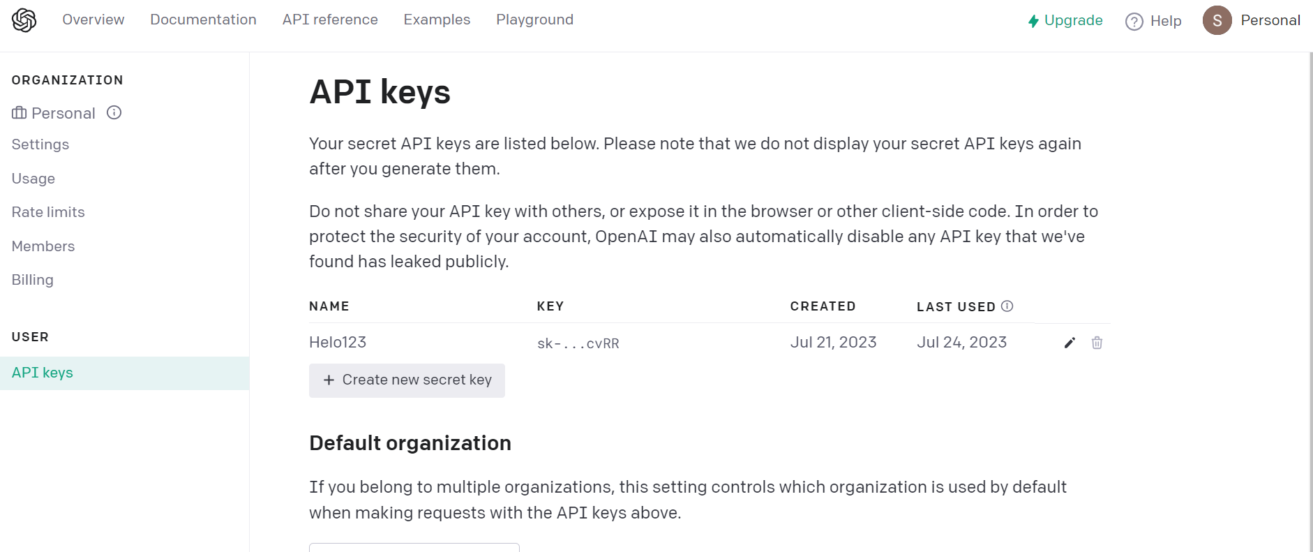 Setting up with OpenAi :