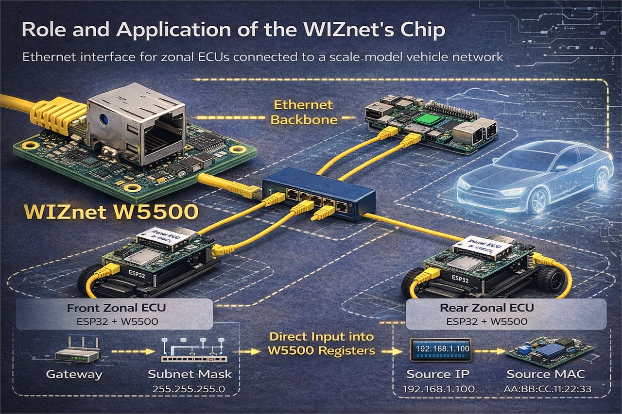 📌 Role and Application of the WIZnet's Chip