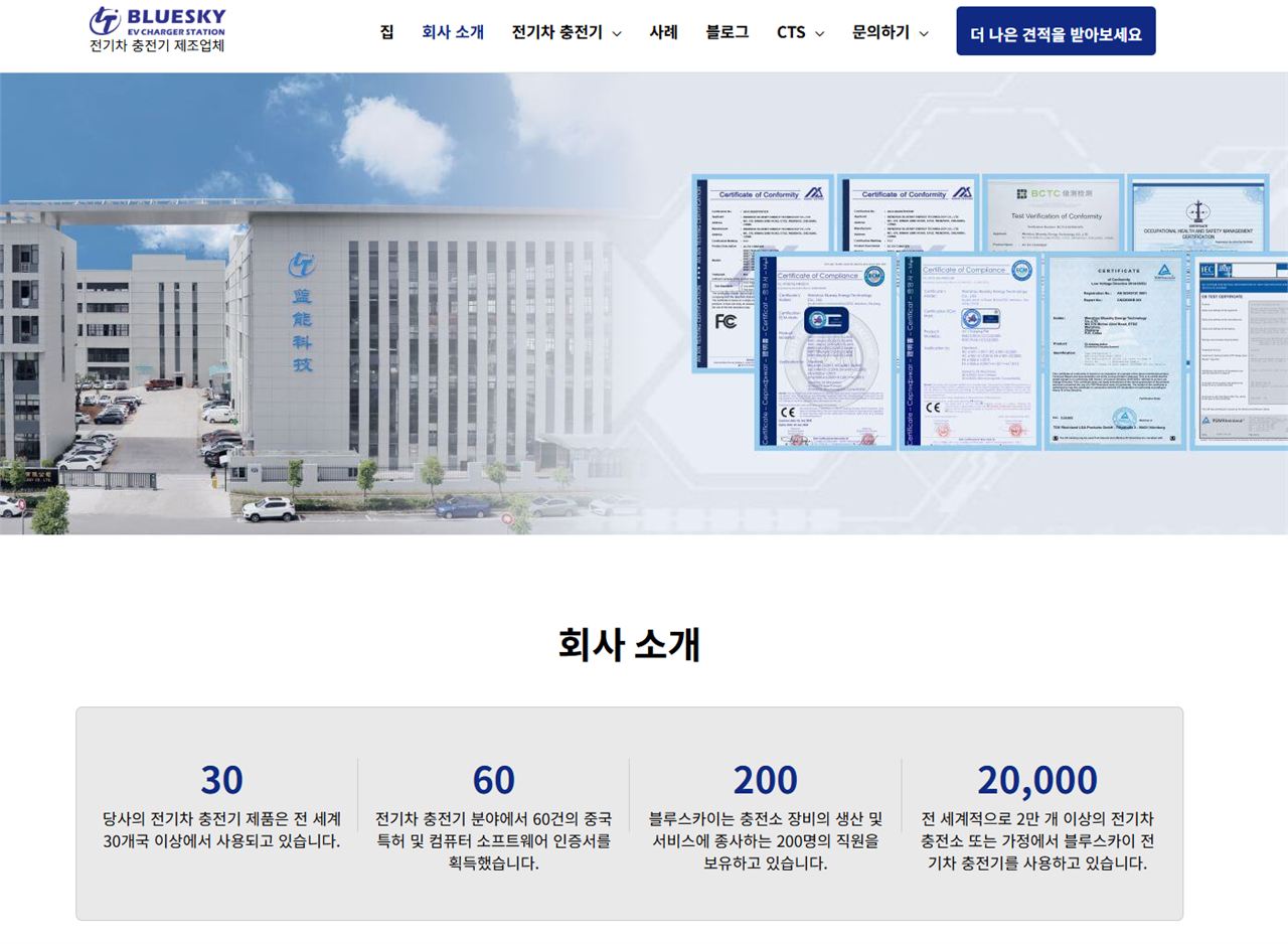 Bluesky AC EV Charging, π Company
