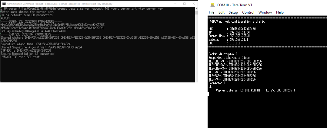 Testing mbedtls backward compatibility, Results