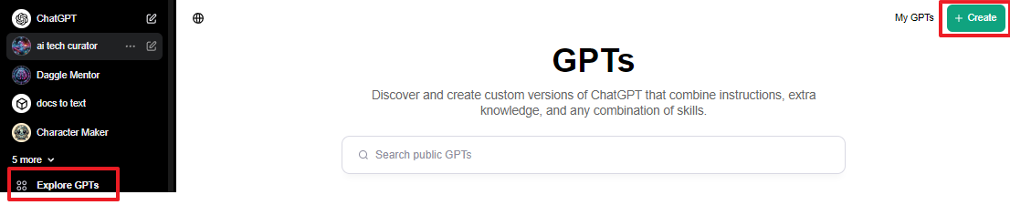 Creating and Using Custom GPTs