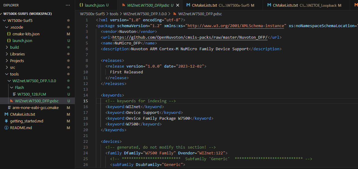 Surf5 pyOCD debug