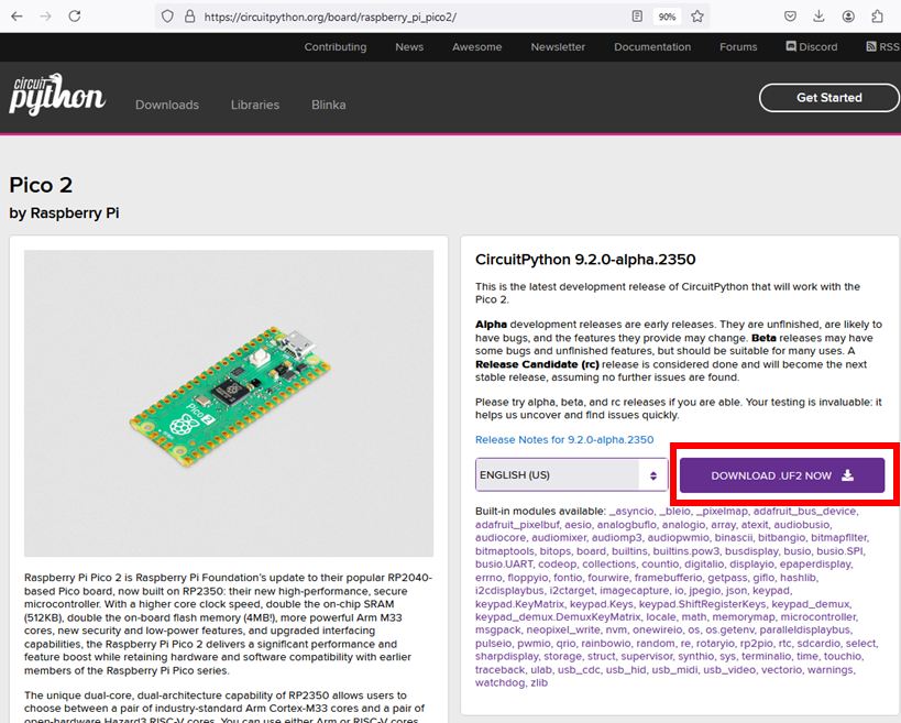 Step 1. Prepare CircuitPython Environment