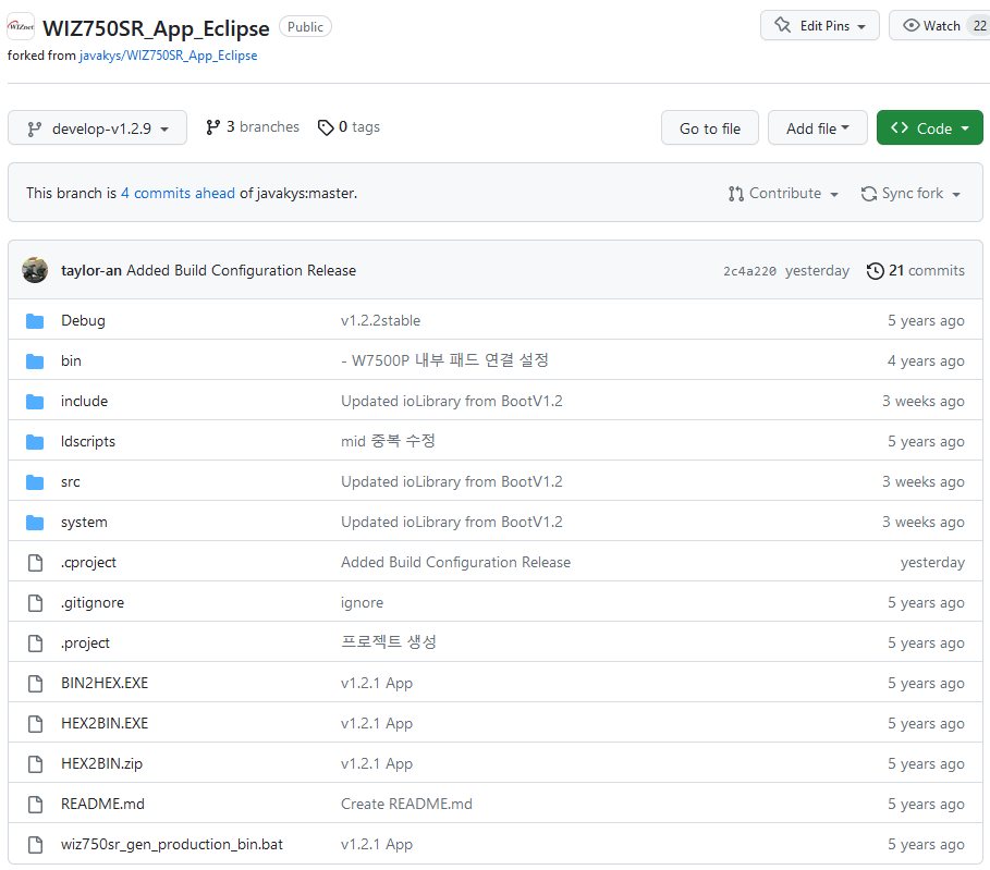 WIZ750SR V1.2.9 for Eclipse