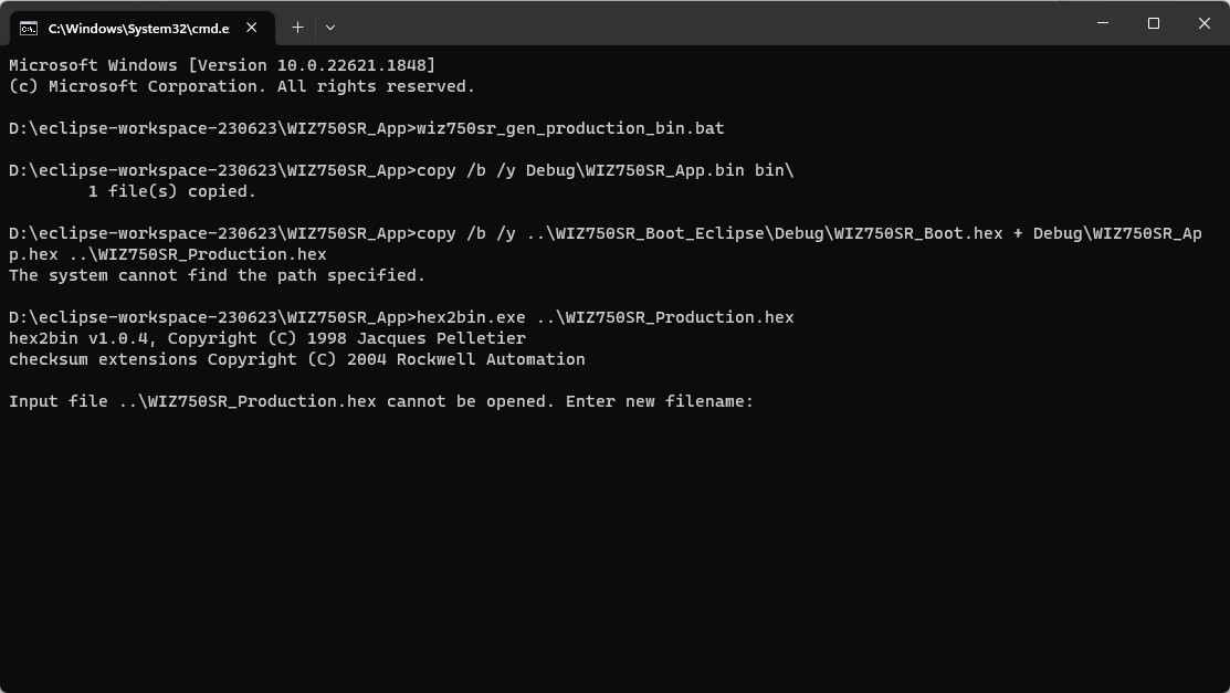WIZ750SR V1.2.9 for Eclipse