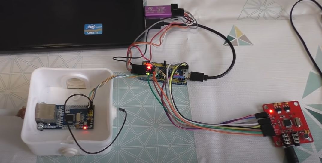 WIZNET W5500 + VS1053 internet radio Project