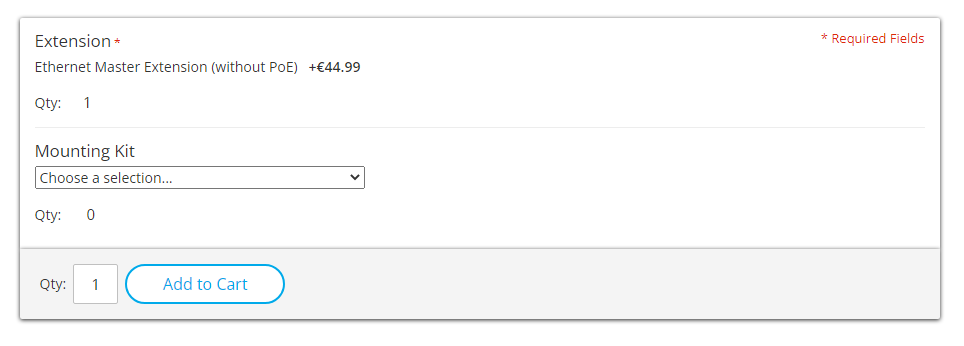 [RE] Ethernet Master Extension (without PoE)