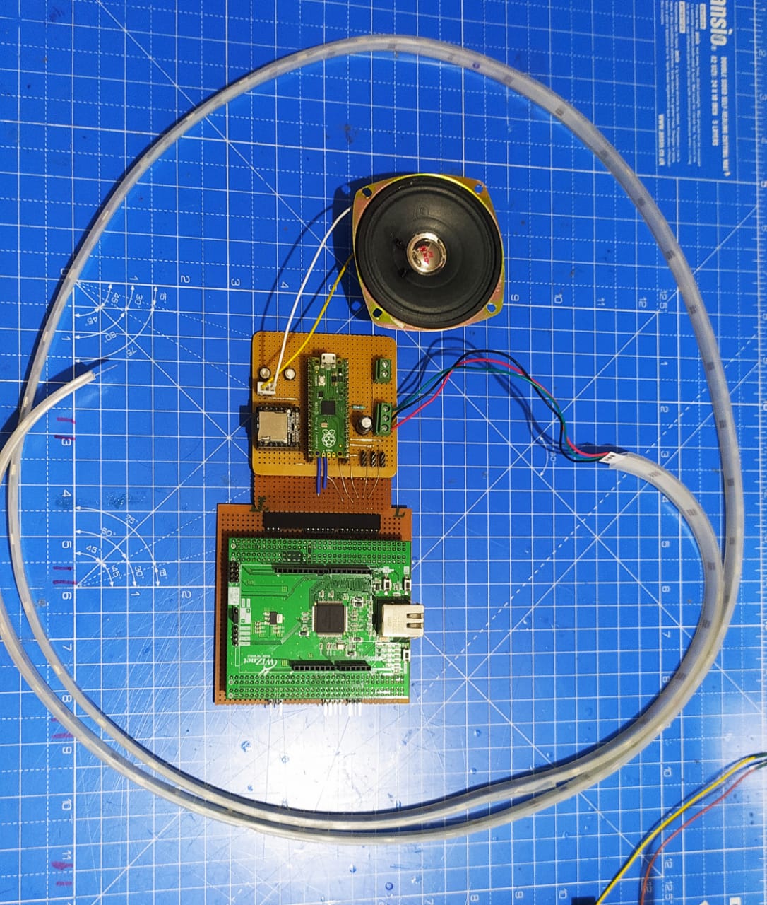 Enchanted Weather Clock using W5300 and Raspberry Pi Pico