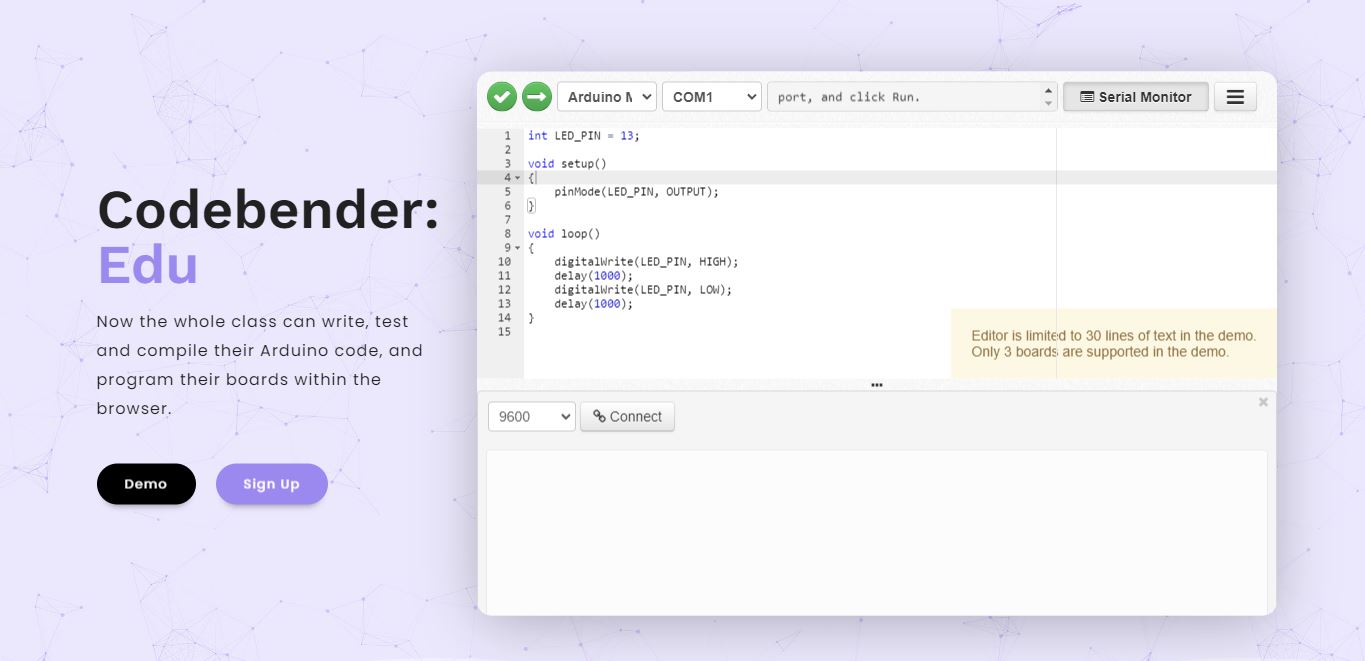 Codebender, Codebender: Edu