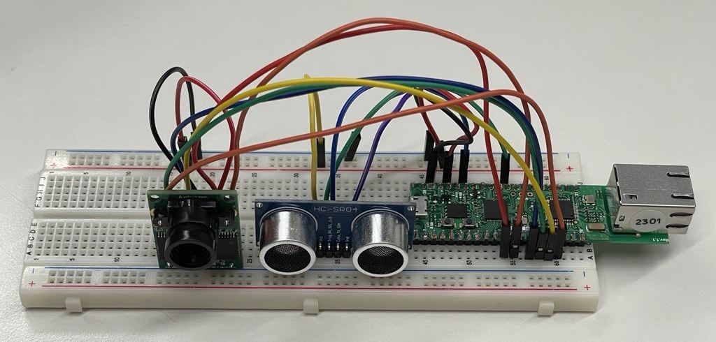 Video surveillance system using RP2040, W5100S and OV2640, Project summary