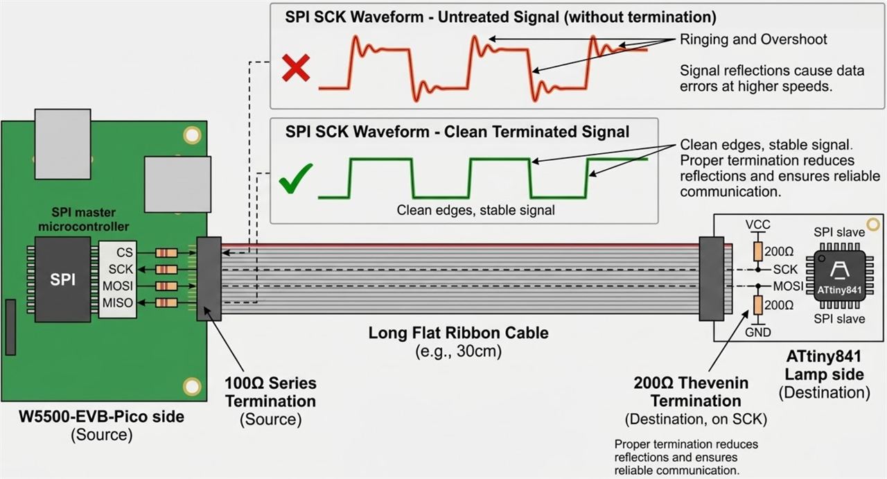 SPI Signal Integrity over Long Cables