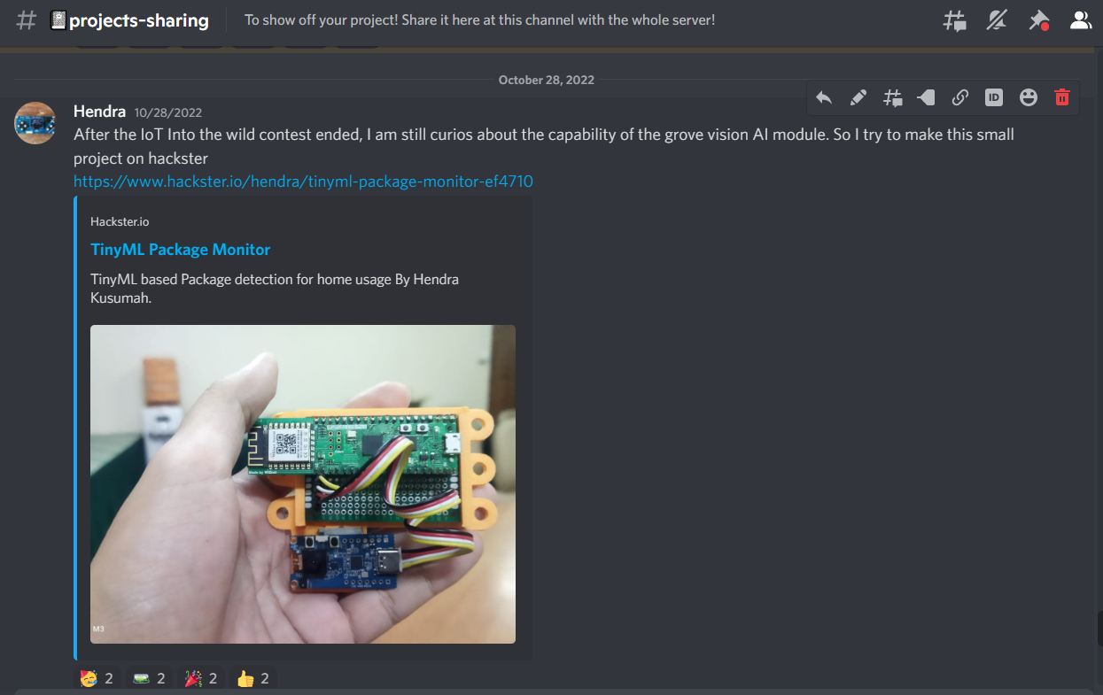 TinyML Package Monitor