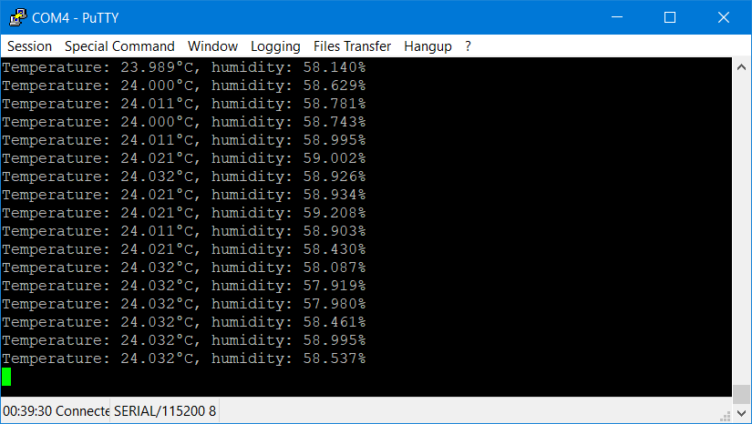 Porting My HTU21D library