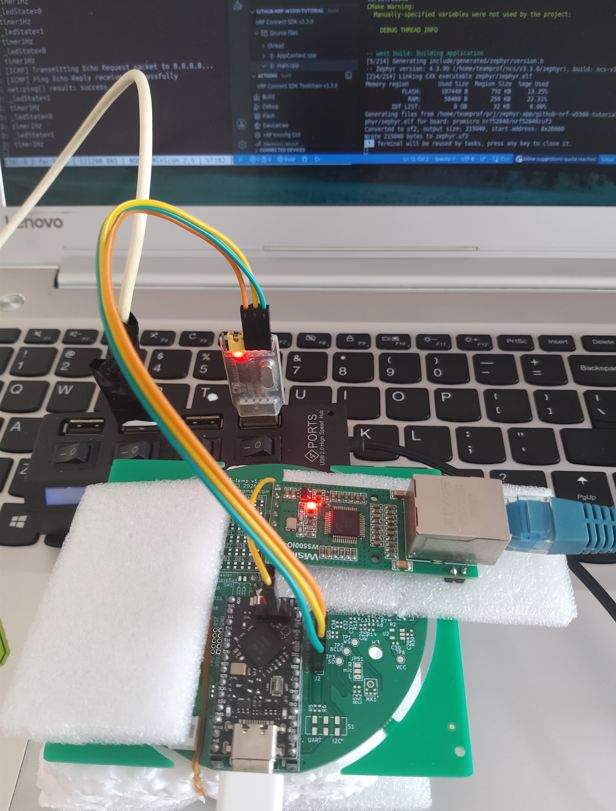 Extending nRF52840 BLE SoC with W5500 Ethernet Connectivity
