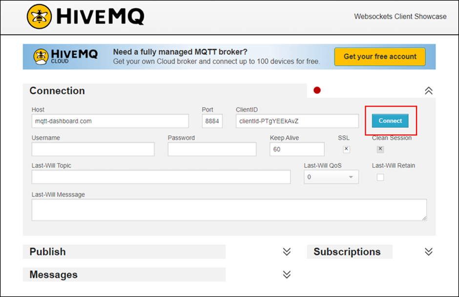 # MQTT broker setting implementation