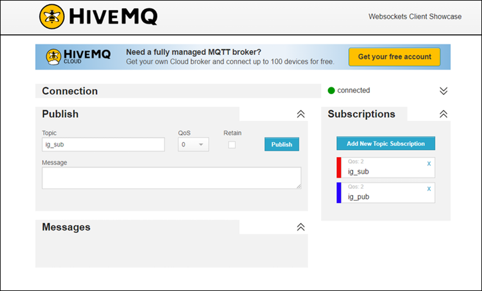 # MQTT broker setting implementation