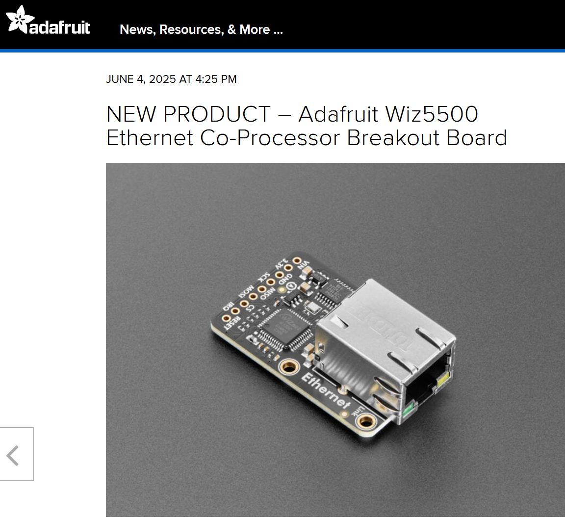 source : https://blog.adafruit.com/2025/06/04/new-product-adafruit-wiz5500-ethernet-co-processor-breakout-board