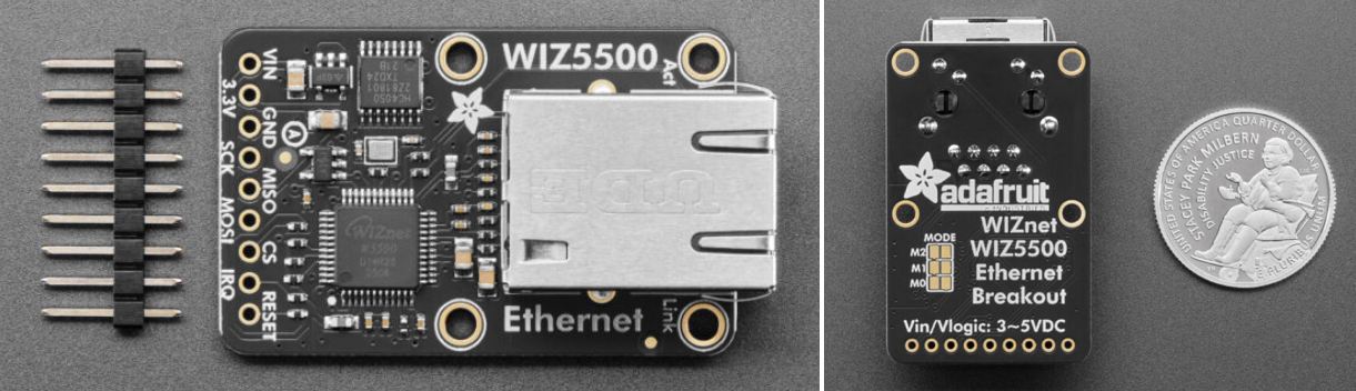Adafruit Wiz5500 Ethernet Co-Processor Breakout Board, 하드웨어 개선사항