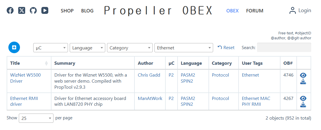 Propeller OBEX