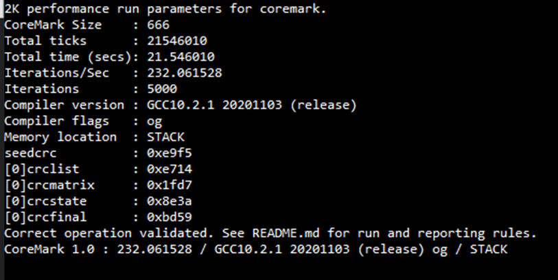 Introduction to CoreMark