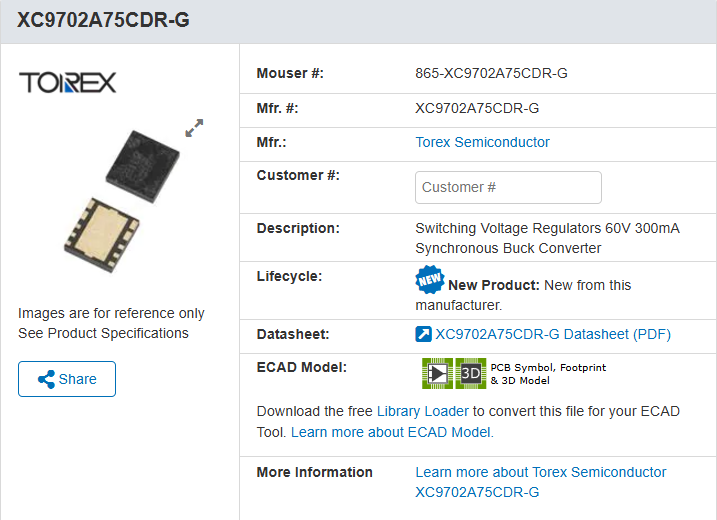 W55RP20-EVB-PICO PSE KIT!, Voltage Conversion