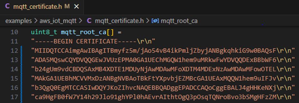 Part of mqtt_root_ca[ ] in "WIZnet-PICO-AWS-C\examples\aws_iot_mqtt\mqtt_certificate.h."