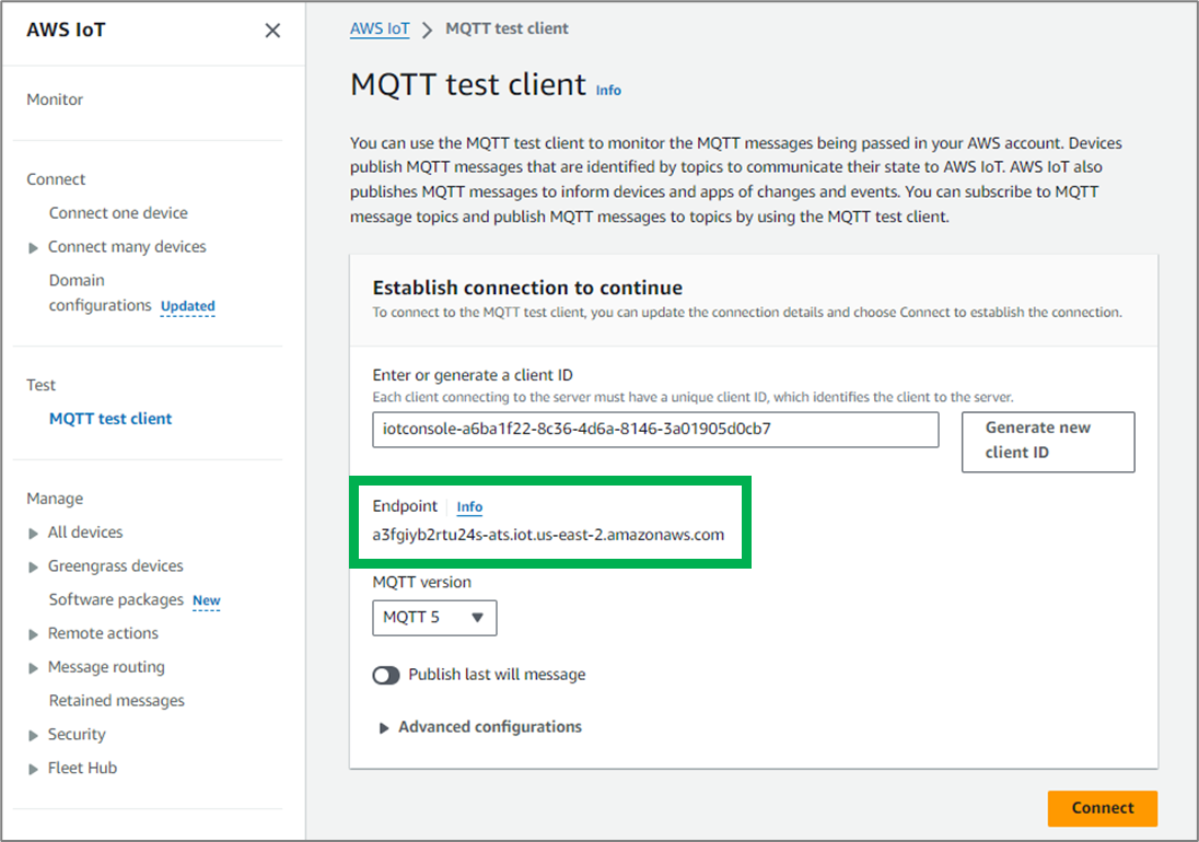 Define in 'MQTT_DOMAIN'