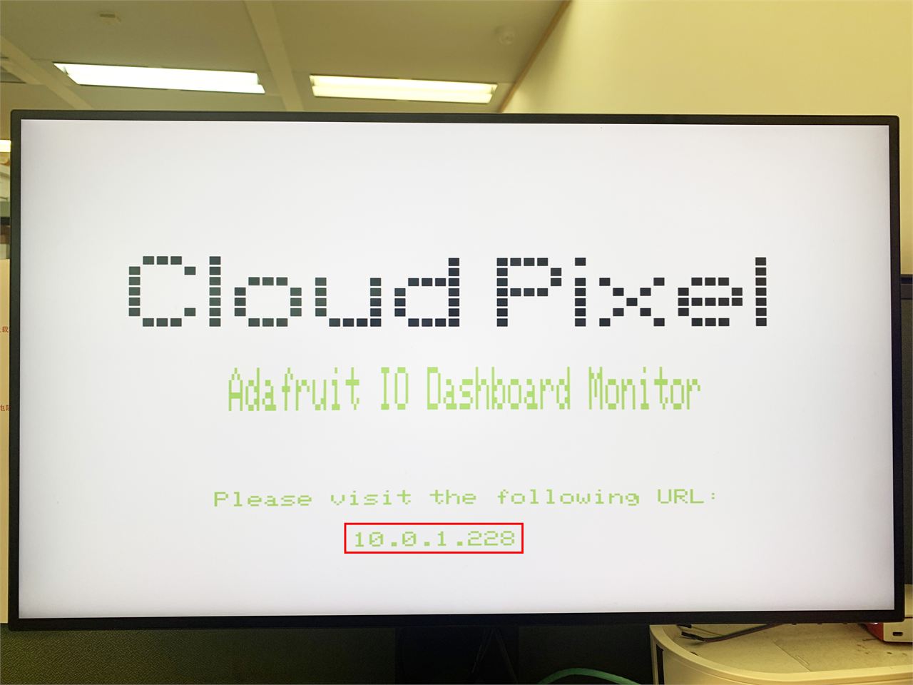RP2040-ETH-DVI-ZERO: Adafruit IO Dashboard Monitor ( HDMI / DVI Mode )