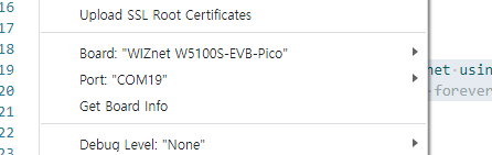 Creating webserver code for the W5100S-EVB-Pico in the Arduino IDE using ChatGPT.