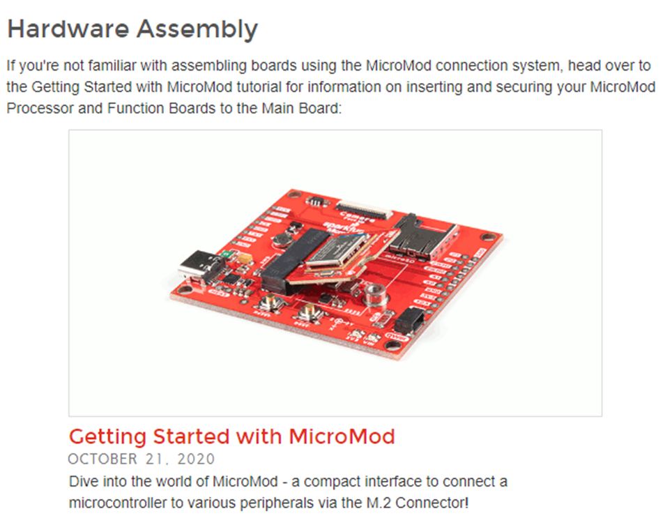 MicroMod Ethernet Function Board - W5500 Hookup Guide
