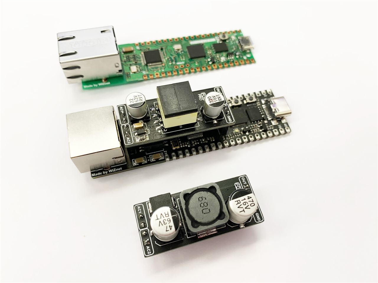 W5100S-POE-EVB-PICO(POE development board for RP2040)