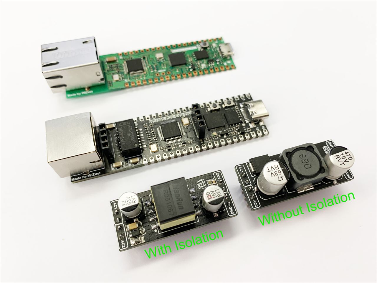 W5100S-POE-EVB-PICO(POE development board for RP2040)