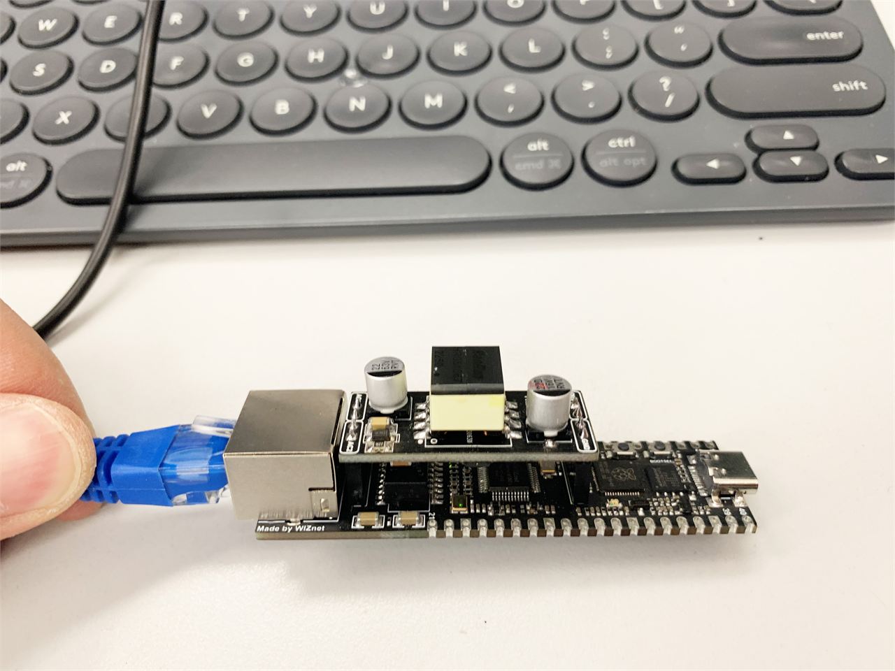 W5100S-POE-EVB-PICO(POE development board for RP2040)