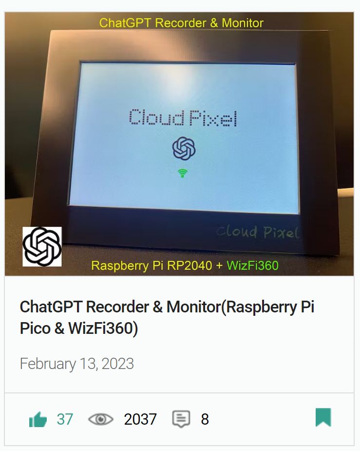 Step 5. Take ChatGPT as an example to do SSL communication of W5100S-EVB-PICO
