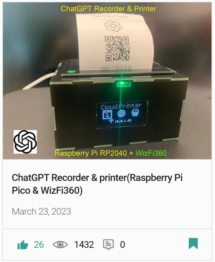 Step 5. Take ChatGPT as an example to do SSL communication of W5100S-EVB-PICO