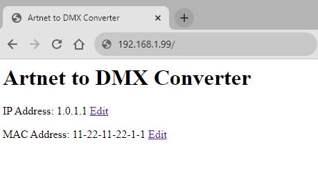 Artnet to DMX Converter, Demo