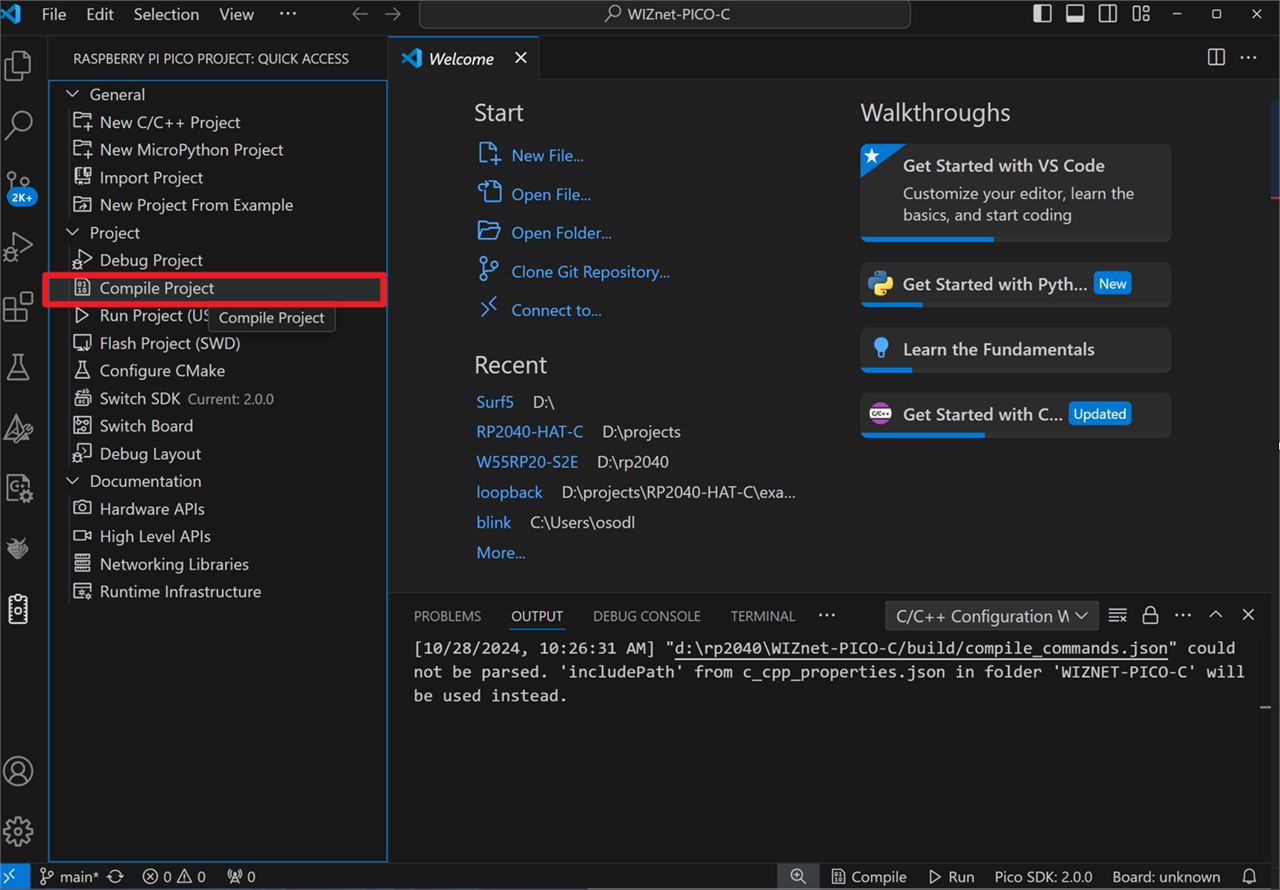 Step 4: Compile the Project