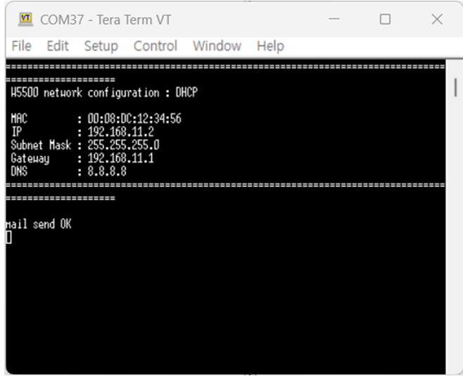How to test SMTP example