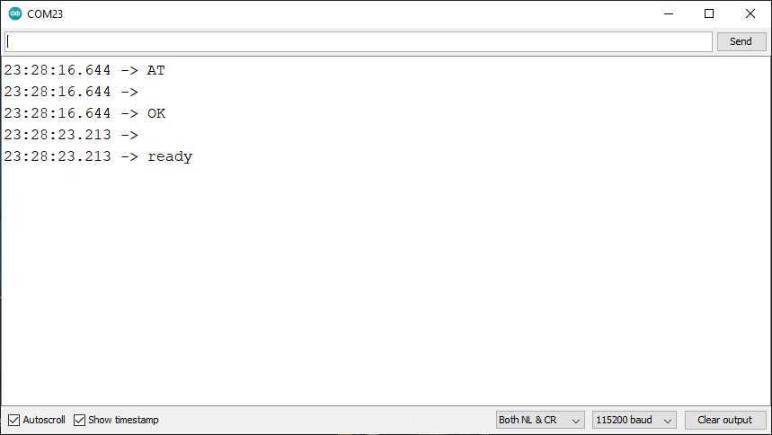 Step 2: Test WizFi360-EVB-Mini connection